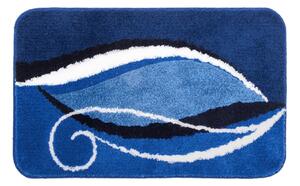 ASTOREO Covoras de baie Zilla - albastru - Mărimea contur rotunjit 50 x 40 cm