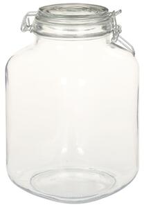Borcane din sticlă cu închidere ermetică, 6 buc., 3 L