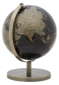 Glob pamantesc decorativ, Mauro Ferretti, 20x28 cm, plastic/fier, negru/bronz