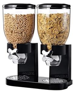 Dispenser dublu cereale, capacitate 4 litri