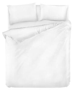 Lenjerie de pat din bumbac ranforce EnLora Home Fresh, 200 x 220 cm, alb