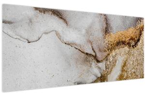 Tablou - Cerneală de marmură (120x50 cm)