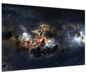 Tablou - Universul cu Nebula (90x60 cm)