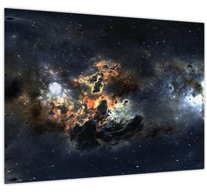 Tablou - Universul cu Nebula (70x50 cm)