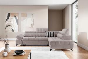 Colțar extensibil dreapta Valoris L - Material textil bej Maya 01