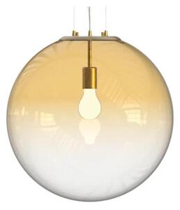 Lustră pe cablu Ideal Lux MAPA 1xE27/42W/230V d. 50 cm auriu/fumuriu