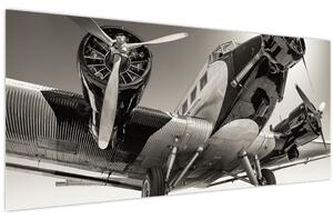 Tablou - Avioane istorice (120x50 cm)