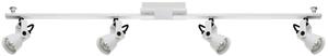 Eglo 33286 - Plafonieră cu 4 spoturi LED 4xGU10/4,5W/230V albă