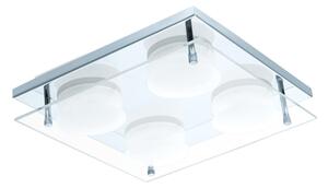 Eglo 75329 - Plafonieră LED ABIOLA, 4 x 6W, 230 V, crom lucios