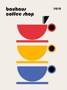 Ilustrație Bauhaus Coffee Minimalist, Retrodrome