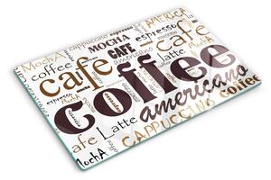 Tocător sticlă Cafea și băuturi din cafea