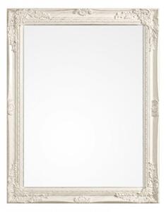 Oglinda decorativa, Miro, Bizzotto, 62x82 cm, lemn de paulownia, alb