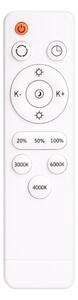 LED Plafonieră dimmabilă PIRIUS LED/80W/230V + Telecomandă