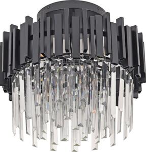 Brilagi - Plafonieră VERVE 6xE14/40W/230V diam. 60 cm neagră