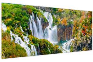Tablou - Parcul Național Lacurile Plitvice (120x50 cm)