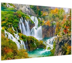Tablou - Parcul Național Lacurile Plitvice (90x60 cm)
