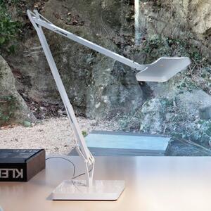 FLOS Kelvin Edge - lampă albă LED de birou, Alb, Studiu / Birou, Metal, Design