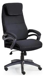 Scaun birou SIDNEY, negru, stofa, 65x70x117/125 cm