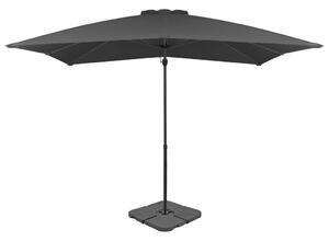 Umbrelă de exterior cu bază portabilă, antracit