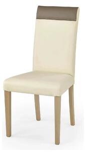 Scaun tapitat cu piele ecologica Norbert, 47X55X99 CM