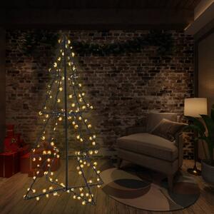 Brad Crăciun conic cu 240 LED-uri interior & exterior 115x150cm