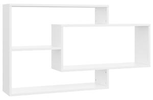 Rafturi de perete, alb, 104x20x58,5 cm, PAL