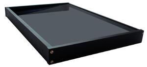 Copertină GIMI PRO 115x80 cm din oțel și plexiglas – Negru/Antracit