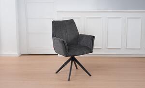 Scaun Living Rotativ DCM0601AS Gri Inchis