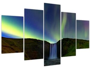 Tablou - Aurora Boreală în Islanda (150x105 cm)