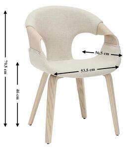 Scaun Living Tapitat JY6215X-M Bej