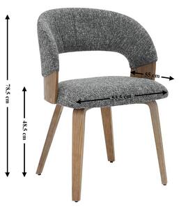 Scaun Living JY6450X-M2 Gri