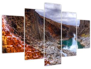 Tablou - Canionul Studlagil (150x105 cm)