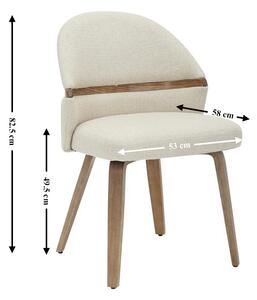 Scaun Living JY6415X-M Bej