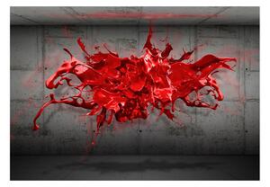 Fototapet - Red Ink Blot