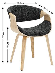 Scaun Living JY1829-7 Gri Inchis