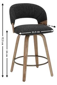 Scaun Bar JY3248X-M Gri Inchis