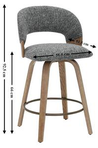 Scaun Bar JY3248X-M Gri