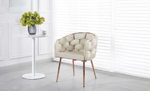 Scaun Living Tapitat KJC17 Bej