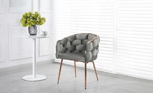 Scaun Living Tapitat KJC17 Gri