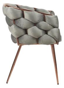 Scaun Living Tapitat KJC17 Gri