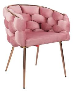 Scaun Living Tapitat KJC17 Roz