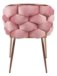 Scaun Living Tapitat KJC17 Roz