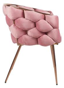 Scaun Living Tapitat KJC17 Roz