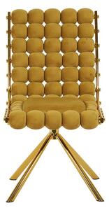 Scaun Living Tapițat KJC5403 Muștar