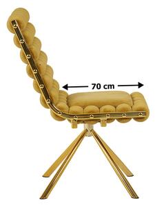 Scaun Living Tapițat KJC5403 Muștar