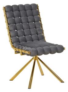Scaun Living Tapițat KJC5403 Gri
