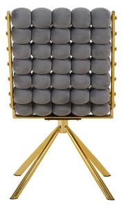 Scaun Living Tapițat KJC5403 Gri