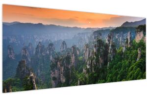 Tablou - Parcul forestier național Zhangjiajie (120x50 cm)