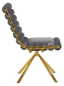 Scaun Living Tapițat KJC5403 Gri