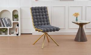 Scaun Living Tapițat KJC5403 Gri